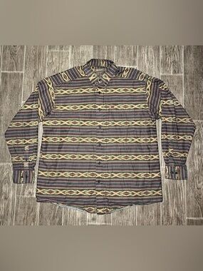 Ariat Men’s Aztec Southwestern Long Sleeve Button Shirt Size XL